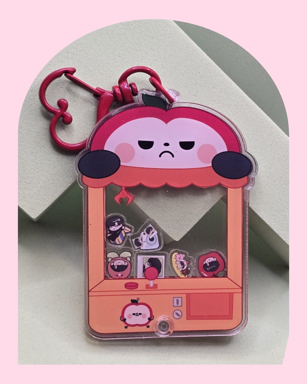 Love and Deepspace Mascot Claw Machine Shaker Keychain **Clearance**