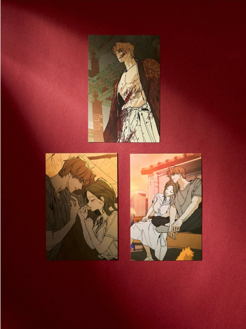 Official Naver Webtoon Tears on a Withered Flower Postcard Set (19+)