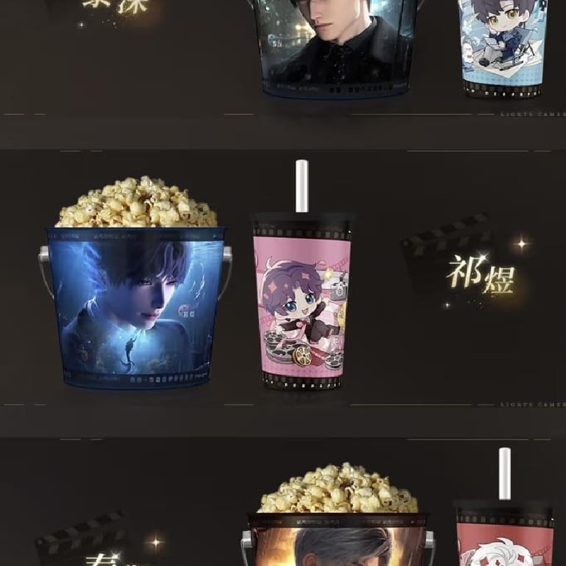 **In Stock** Wanda x Love and Deepspace Popcorn Bucket + Cup Set LADS