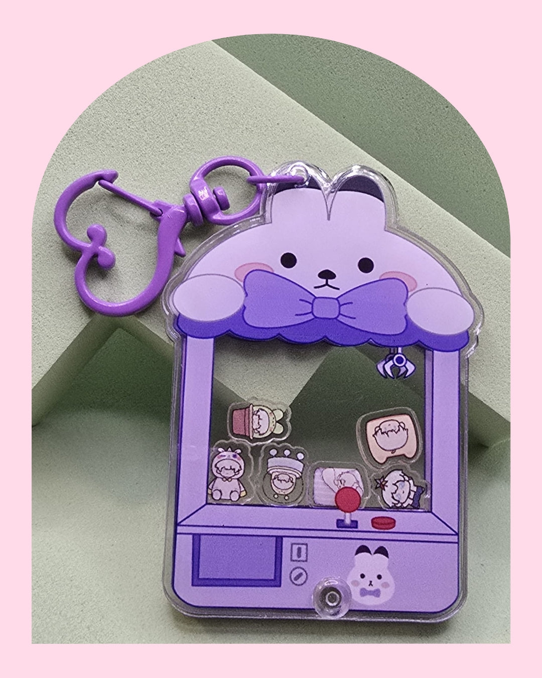 Love and Deepspace Mascot Claw Machine Shaker Keychain **Clearance**