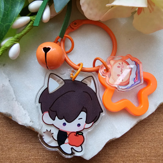 Love and Deepspace Kitty Keychain