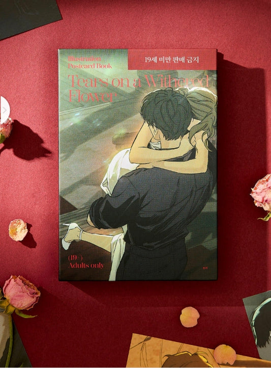 Official Naver Webtoon Tears on a Withered Flower Postcard Set (19+)