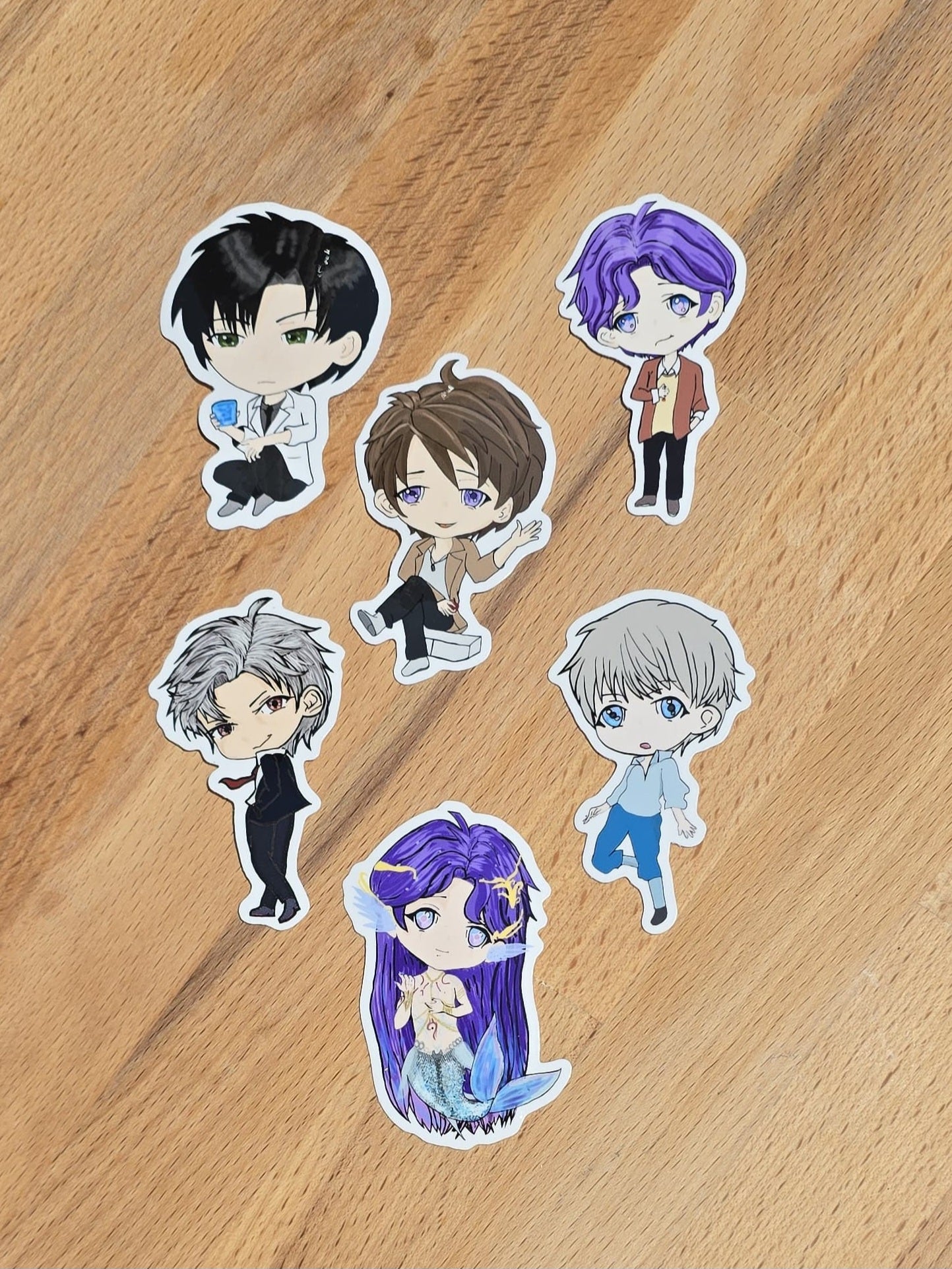 Love and Deepspace Fanmade Stickers LADS (Single)