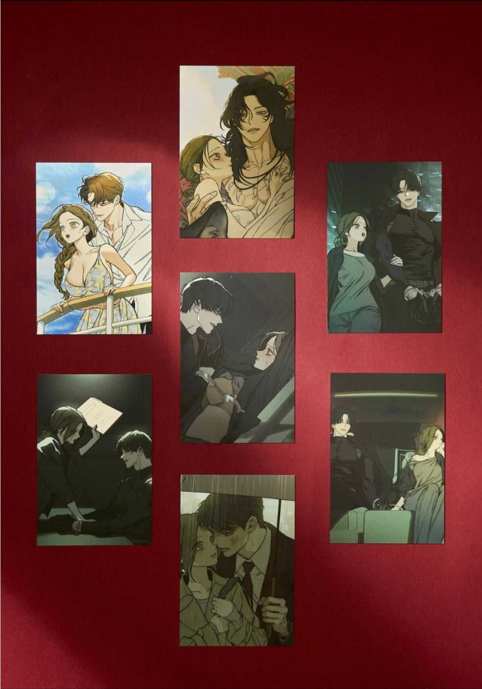 Official Naver Webtoon Tears on a Withered Flower Postcard Set (19+)