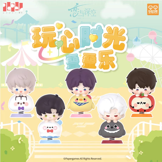 Official Love and Deepspace "Playtime Joy Q-Topping" Happy Mascot Spinners and/or Sundae LIs LADS