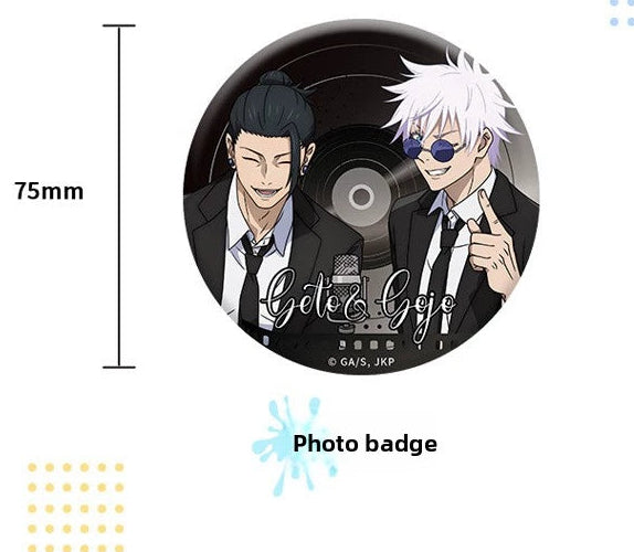 Official Jujutsu Kaisen Geto And Gojo Badges